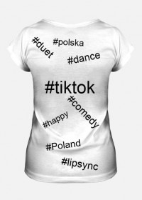 T-Shirt TikTok Damski