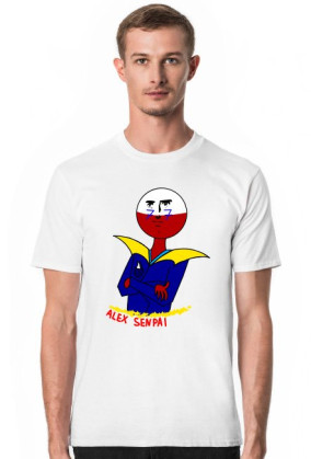 Polski Aleksander Siódmy -Aleks Senpai - koszulka męska