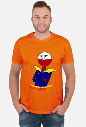 Polski Aleksander Siódmy -Aleks Senpai - koszulka męska