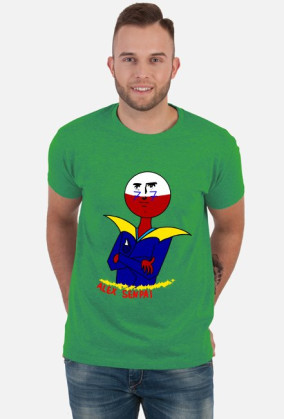 Polski Aleksander Siódmy -Aleks Senpai - koszulka męska