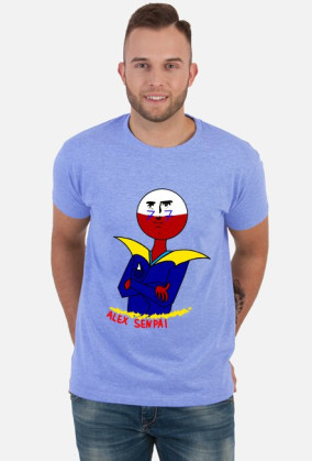 Polski Aleksander Siódmy -Aleks Senpai - koszulka męska