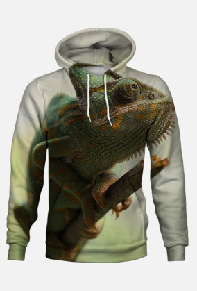 Hoodie z kameleonem
