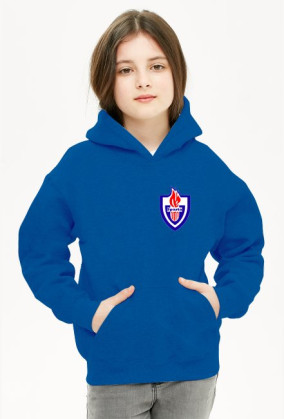 Bluza dziewczęca z kapturem i herbem Klubu