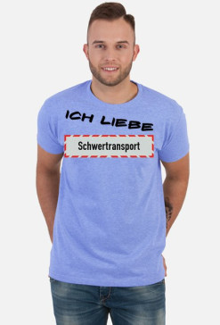 T-Shirt Ich Liebe Schwertransport 