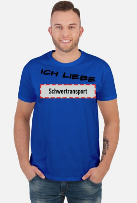 T-Shirt Ich Liebe Schwertransport 