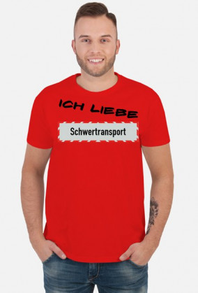 T-Shirt Ich Liebe Schwertransport 