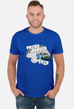 Tył napędza - E30 Falken (koszulka męska)