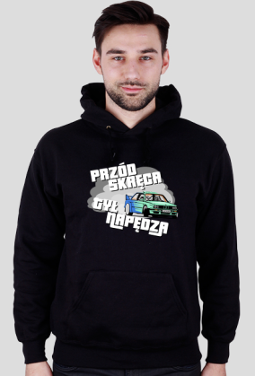 Tył napędza - E30 Falken (bluza męska kapturowa)