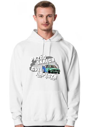 Tył napędza - E30 Falken (bluza męska kapturowa)