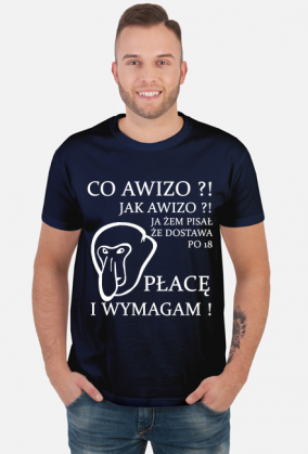 Koszulka kurier ,,CO AWIZO?!"