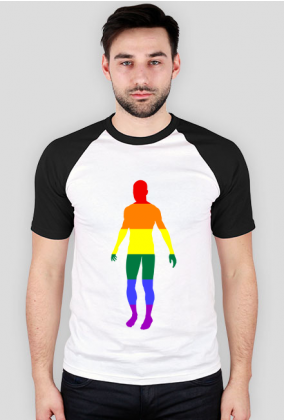 LGBT | CZŁOWIEK - koszulka męska