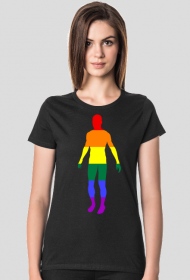 LGBT | CZŁOWIEK - koszulka damska