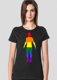 LGBT | CZŁOWIEK - koszulka damska