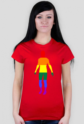 LGBT | CZŁOWIEK - koszulka damska