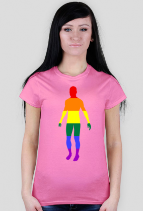 LGBT | CZŁOWIEK - koszulka damska