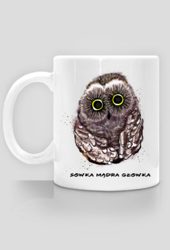 Kubek sówka mądra główka