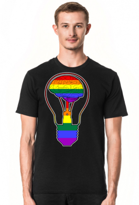 LGBT | BRAIN - męska koszulka