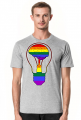 LGBT | BRAIN - męska koszulka