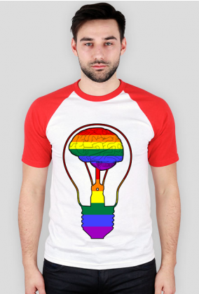 LGBT | BRAIN - męska koszulka