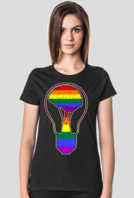 LGBT | BRAIN - damska koszulka