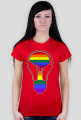 LGBT | BRAIN - damska koszulka