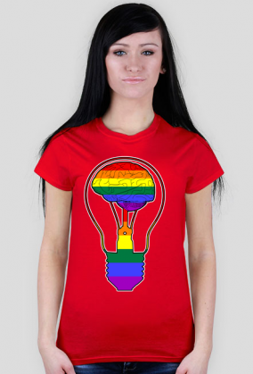 LGBT | BRAIN - damska koszulka