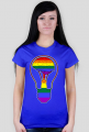 LGBT | BRAIN - damska koszulka