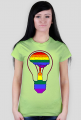 LGBT | BRAIN - damska koszulka