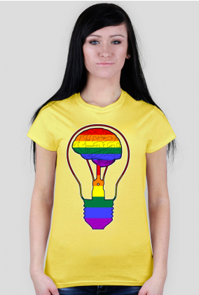 LGBT | BRAIN - damska koszulka