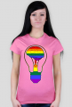 LGBT | BRAIN - damska koszulka