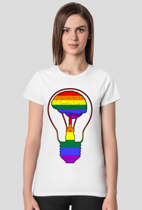 LGBT | BRAIN - damska koszulka