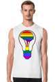 LGBT | BRAIN - męska koszulka bez rękawów