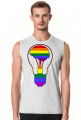 LGBT | BRAIN - męska koszulka bez rękawów