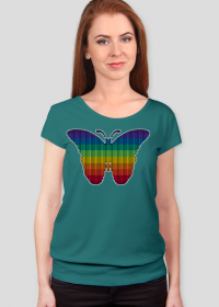 LGBT | BUTTERFLY - koszulka damska