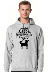 Bluza z kapturem All you need is dog