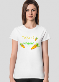 Koszulka damska Take it veggie