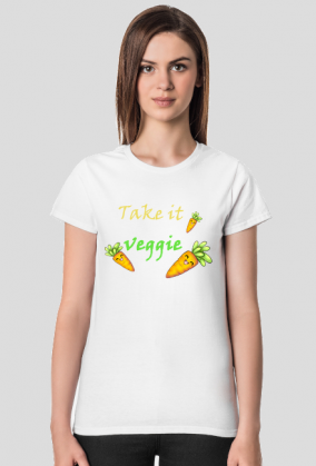 Koszulka damska Take it veggie