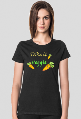 Koszulka damska Take it veggie