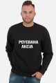 POYEBANA AKCJA BLUZA BLACK