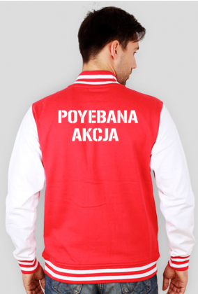 POYEBANA AKCJA BLUZA BASEBALLÓWKA