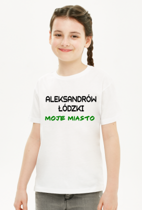 Aleksandrów Łódzki Moje Miasto t-shirt dziewczynka
