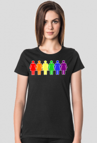 LGBT / TOLERANCJA | KOBIETY - koszulka damska