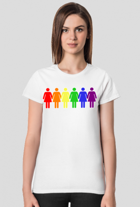 LGBT / TOLERANCJA | KOBIETY - koszulka damska