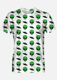 siatka ufo t-shirt