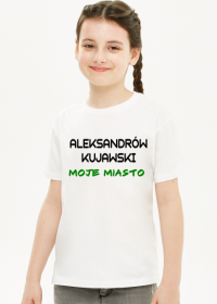 Aleksandrów Kujawski Moje miasto t-shirt dziewczynka