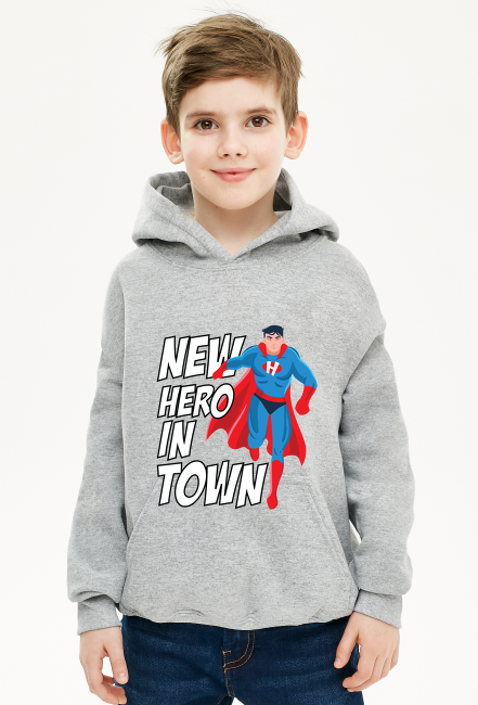 Bluza "New Hero in Town" - superman