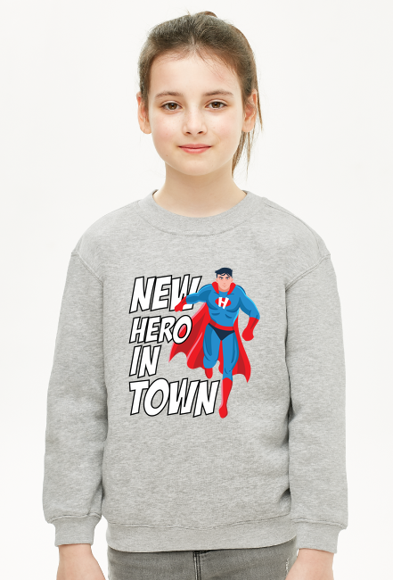 Bluza "New Hero in Town" - superman