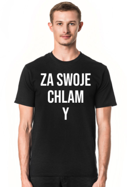 Za swoje chlam Y BLACK