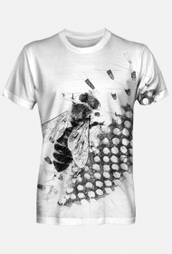 Koszulka męska fullprint pszczoła