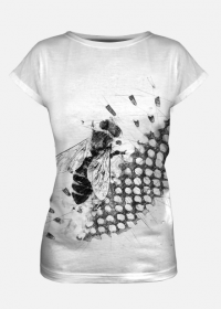 Koszulka damska fullprint pszczoła
